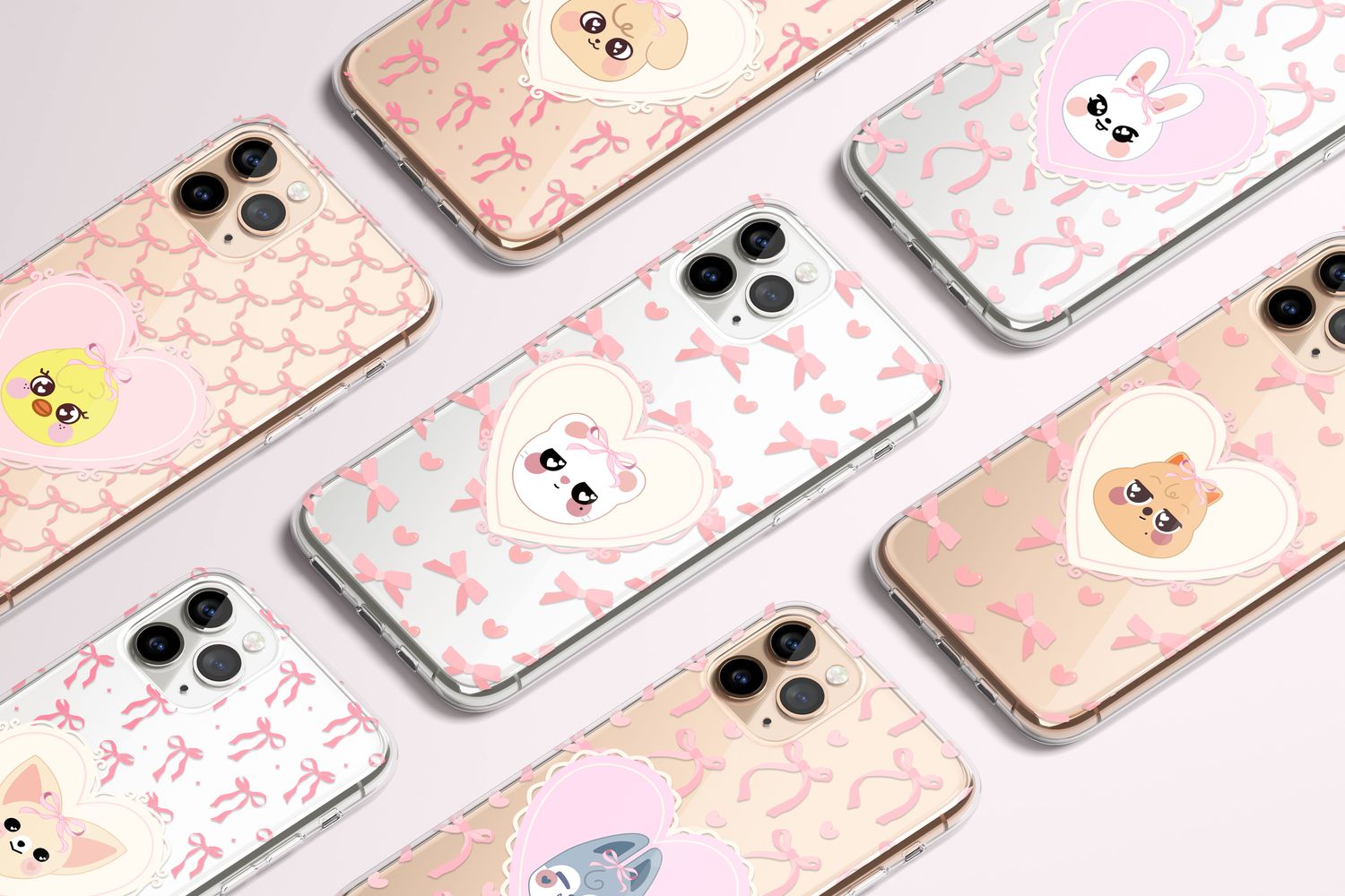 Stray Kids SKZ Coquette Custom Flexi &amp; Clear Phone Case