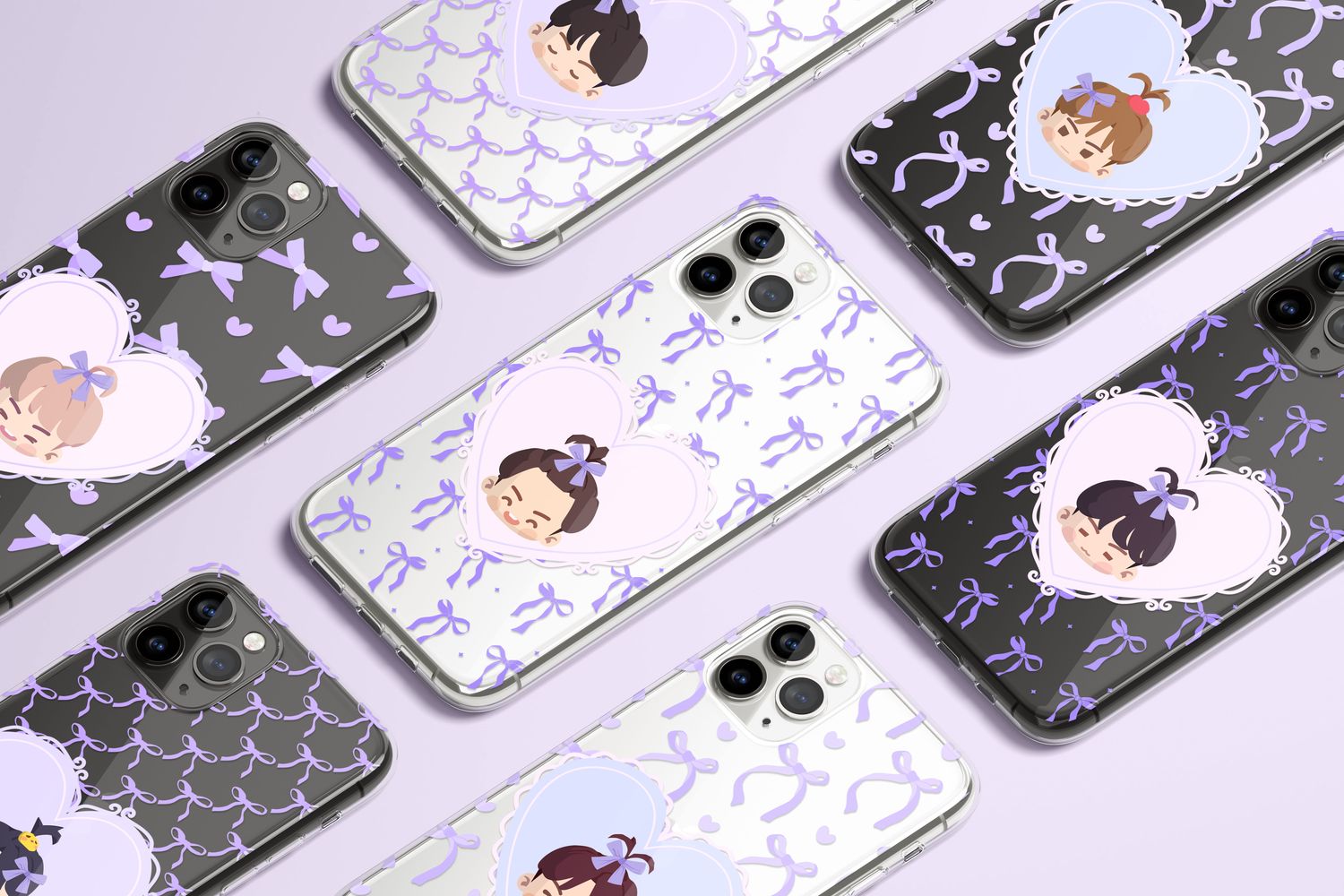 BTS In The Seom Coquette Custom Flexi &amp; Clear Phone Case