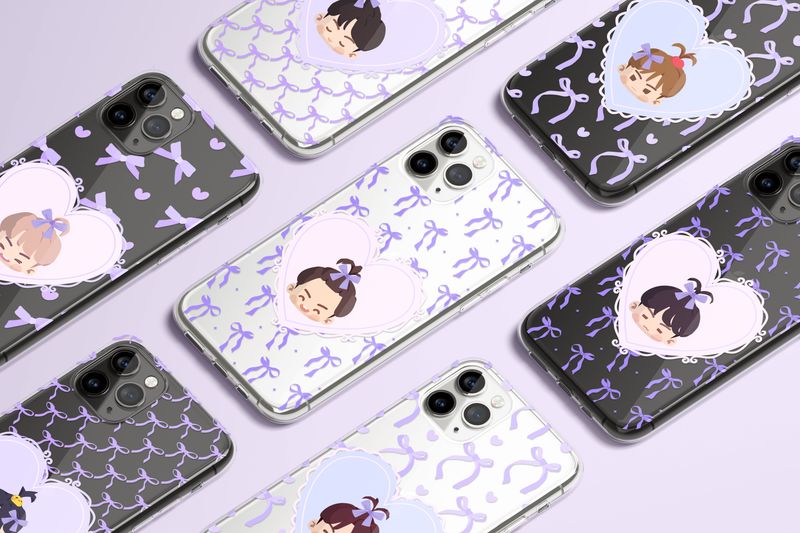 BTS In The Seom Coquette Custom Flexi &amp; Clear Phone Case