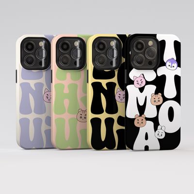 TXT Members Cute Pastel Custom Snap &amp; Tough Phone Case