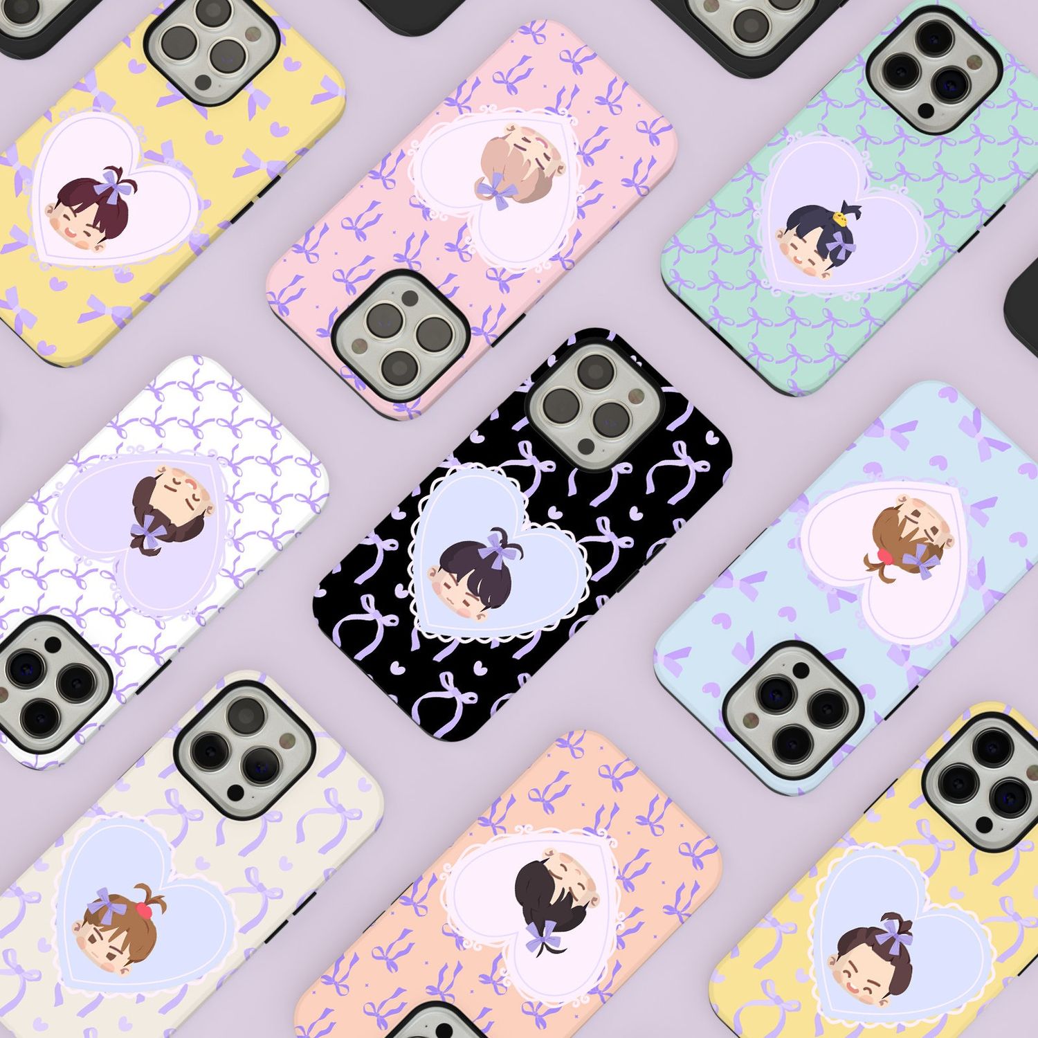 Pastel In The Seom Coquette Custom Cute in Tough or Snap Phone Case