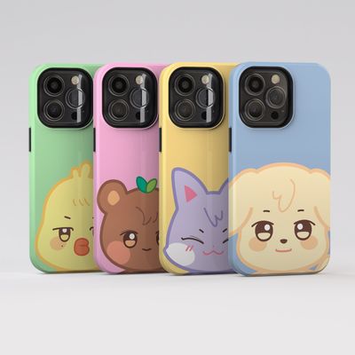 Ateez Aniteez Cute Pastel Custom in Tough or Snap Phone Case