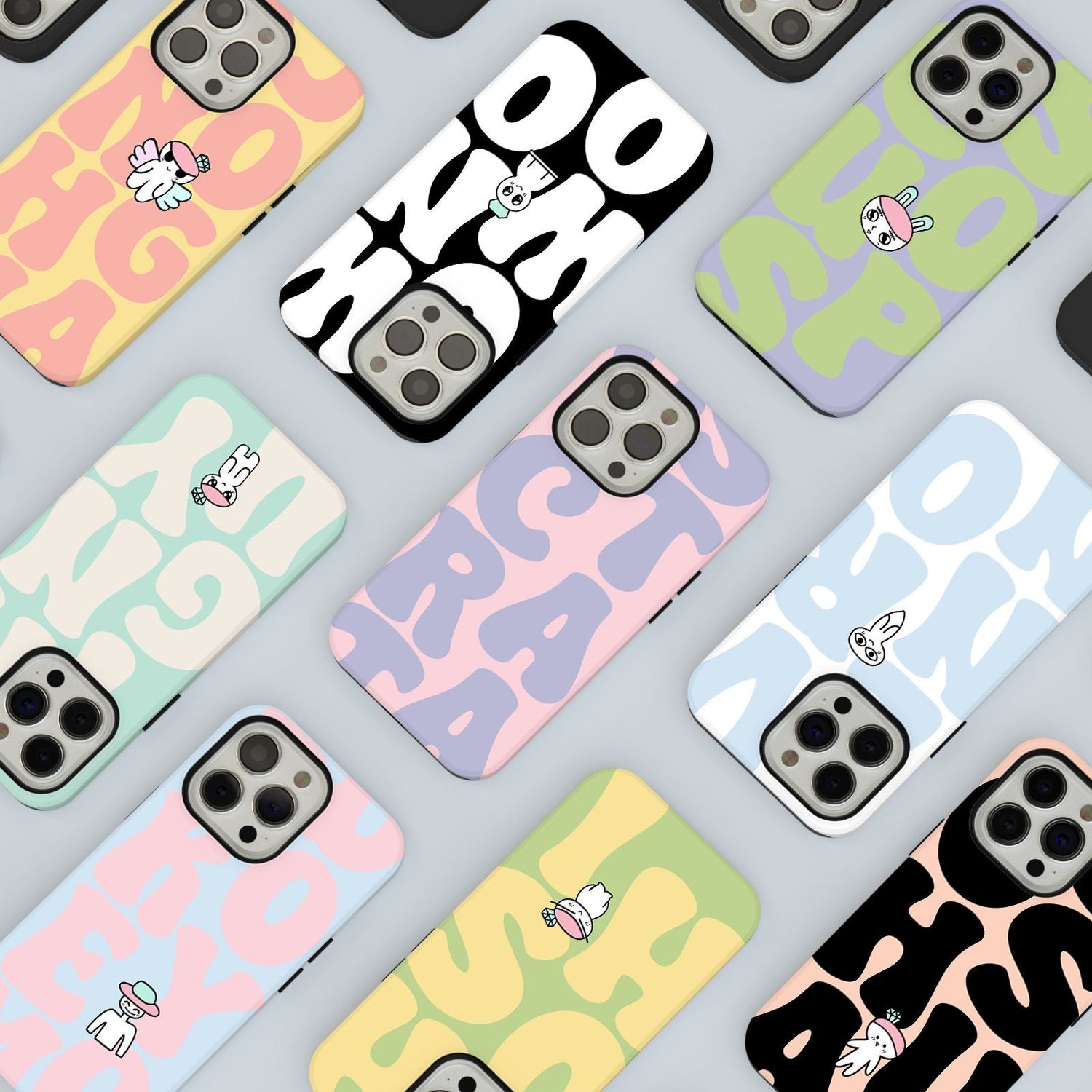Seventeen Pastel SVT Member Name Bongbong in Tough or Snap Phone Case