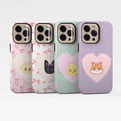 Ateez  Pastel Aniteez Coquette in Tough or Snap Phone Case