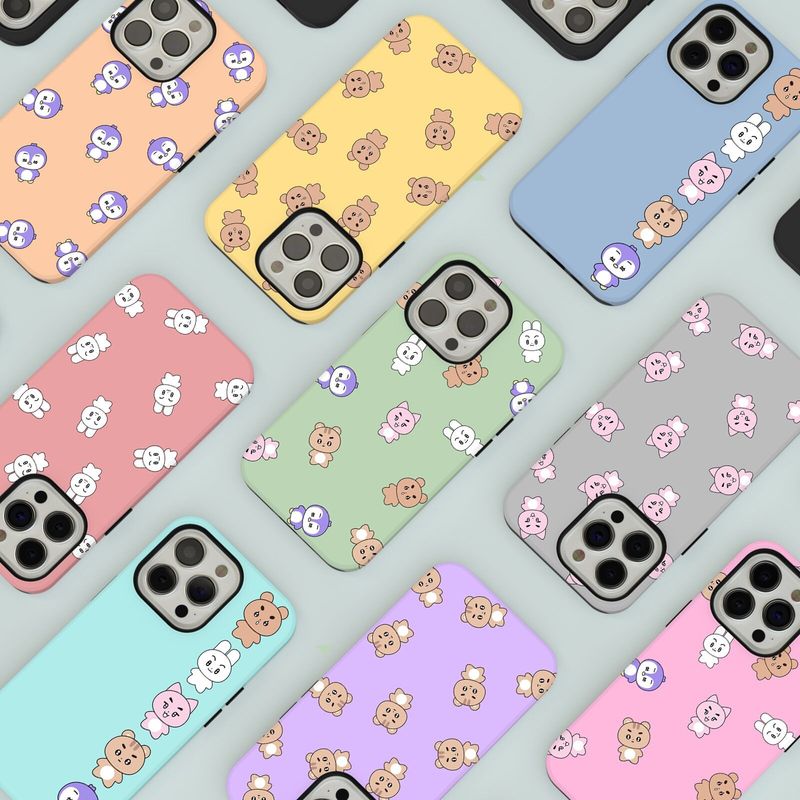 TXT Plushies Custom in Tough or Snap Phone Case