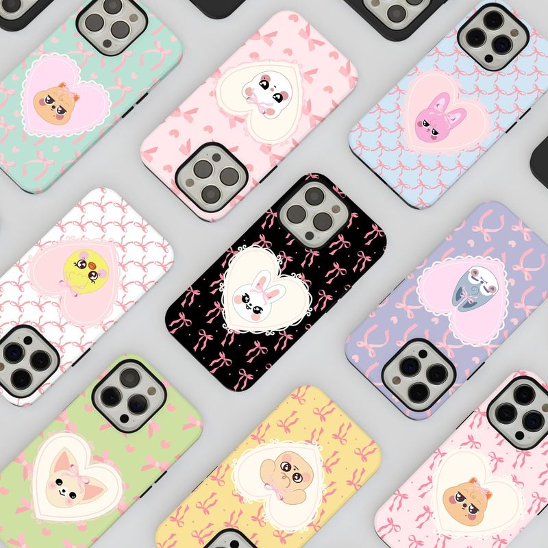 Stray Kids SKZ Pastel Skzoo Coquette in Tough or Snap Phone Case