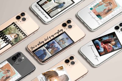 Custom Memory Photo, Couple, Dog, Name, Quotes Clear &amp; Flexi Phone Case