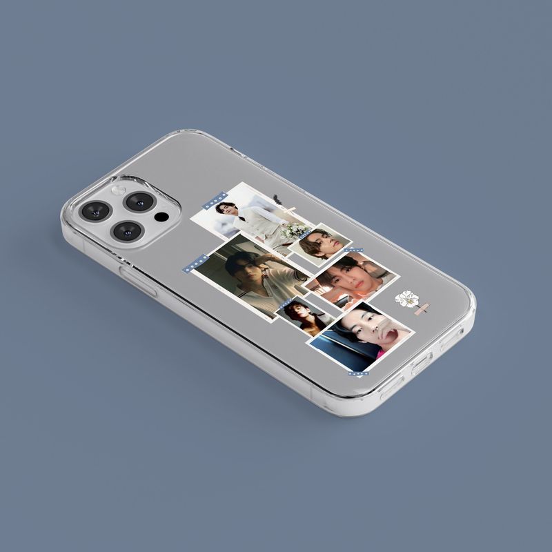 Cute Collage Bias Any K-pop member K-drama Actor Actress Clear &amp; Flexi Phone Case