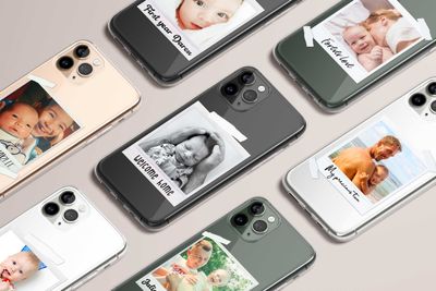 Custom Memory Photo in Clear &amp; Flexi with Personalized Name or Text Phone Case