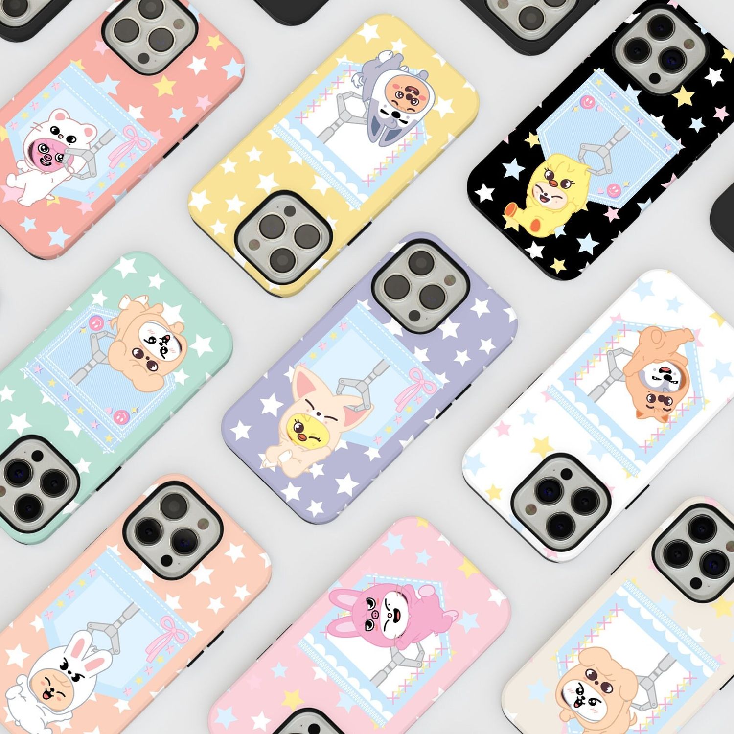 Stray Kids SKZ Pastel Skzoo Claw Jeans in Tough or Snap Phone Case