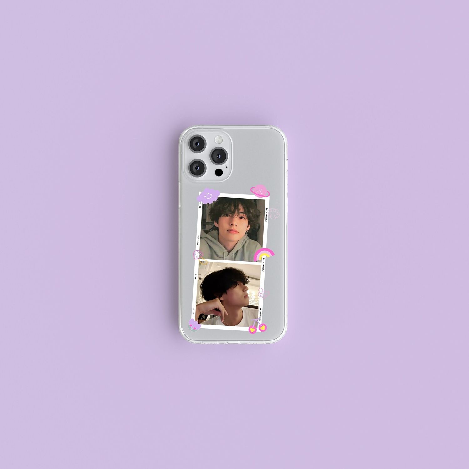 Cute Decor Bias Any K-pop member Kdrama Actor Actress Clear &amp; Flexi Case