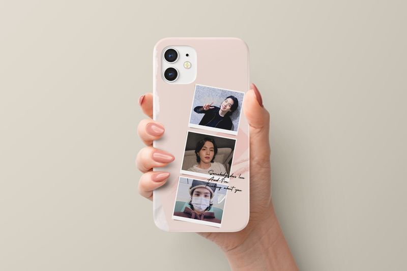Photo Poem Bias Any Member Kdrama Actor Actress Tough Snap Phone Case