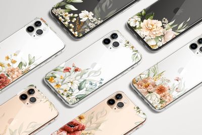 Wild Flowers Custom Aesthetic in Clear &amp; Flexi Case