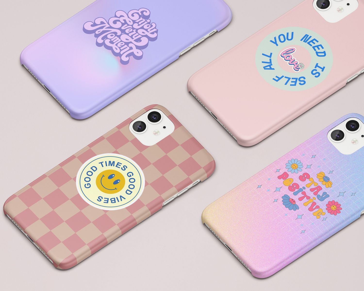 Retro Personalized Quotes Custom Tough or Snap Phone Case