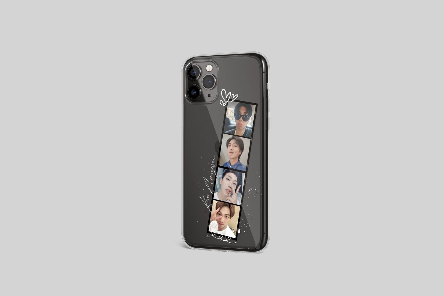 Photo Memory Bias Any K-pop member Kdrama Actor Actress Clear &amp; Flexi Phone Case