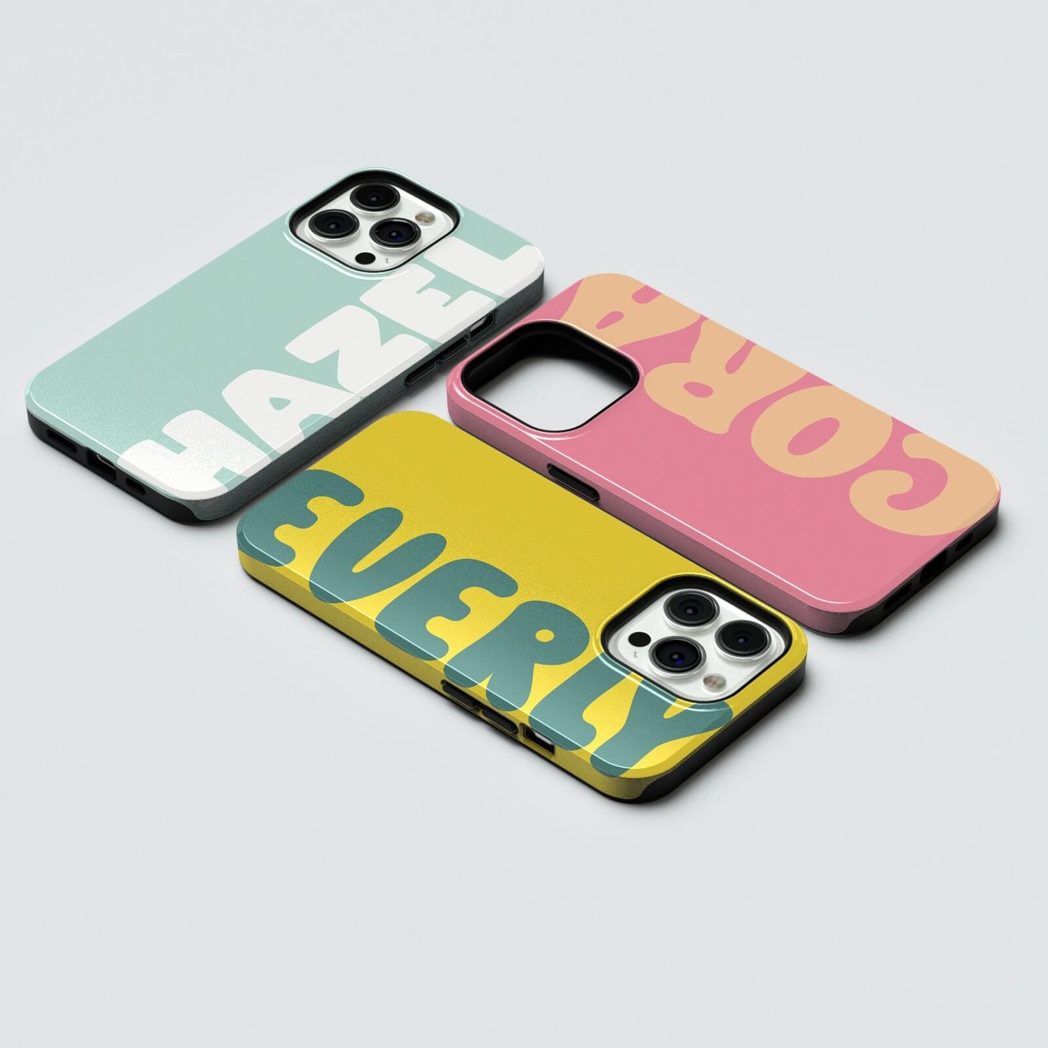 Retro Name Personalized Custom Minimalist Tough or Snap Phone Case