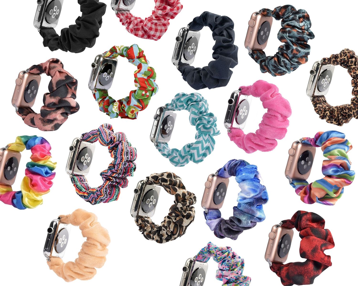 Elastic Scrunchie Watch Band Casual Strap