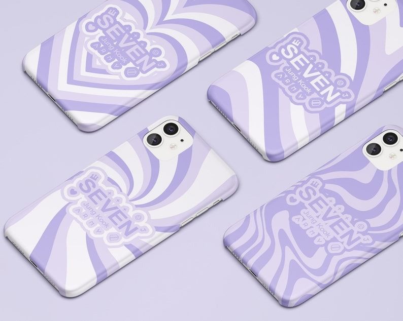 BTS JK Jungkook Retro Seven Custom in Tough or Snap Phone Case