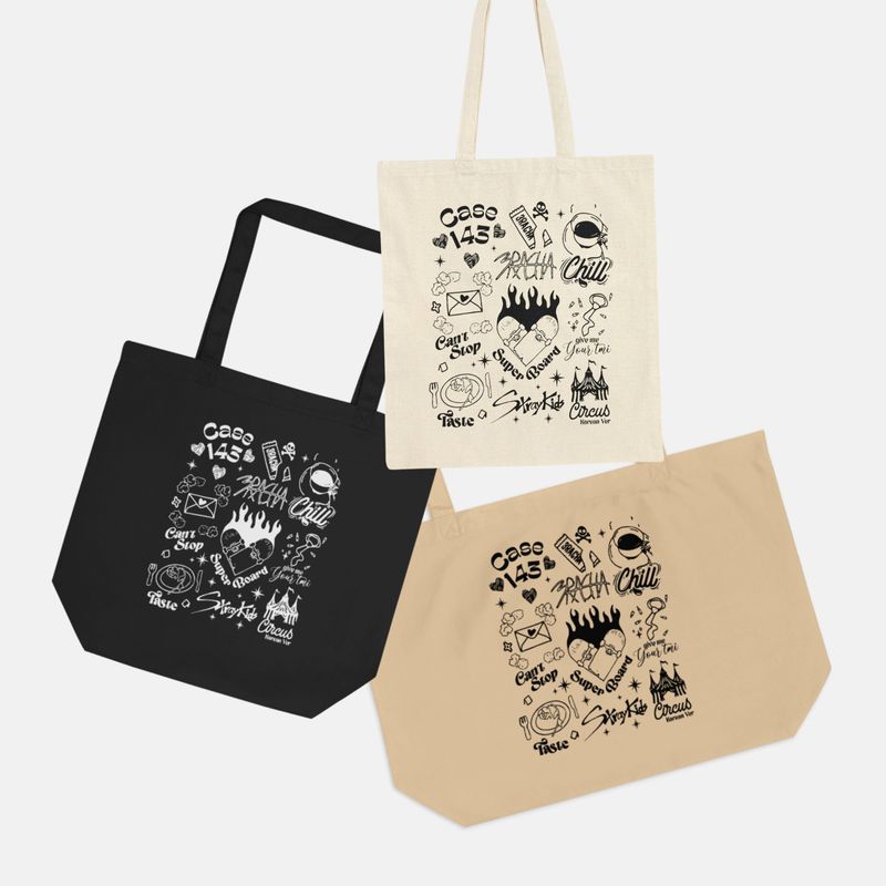 SKZ Maxident Tracklist Tote Bag Custom K-Pop Gift for Stay Collection Eco Canvas Bag