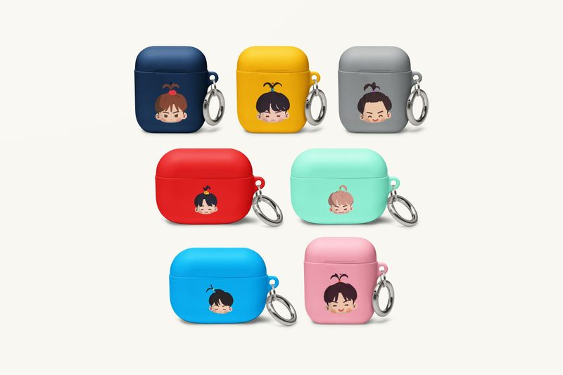 BTS In The Seom Applehead K-Pop Custom Keychain Carabiner Air Pods Case