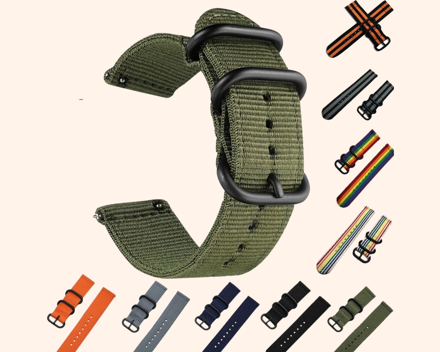 Woven Nylon Strap for Samsung Watch Band