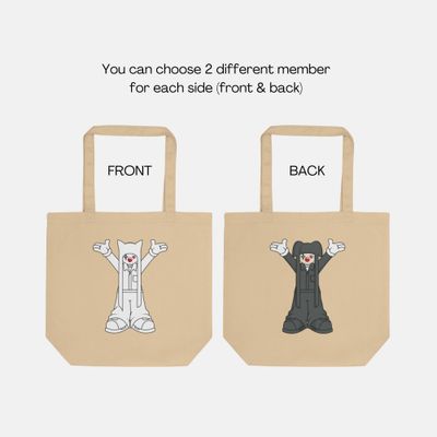 JH Hobi JITB Custom K-Pop Tote Bag