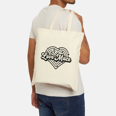 Borahae Love Maze Custom K-Pop Tote Bag