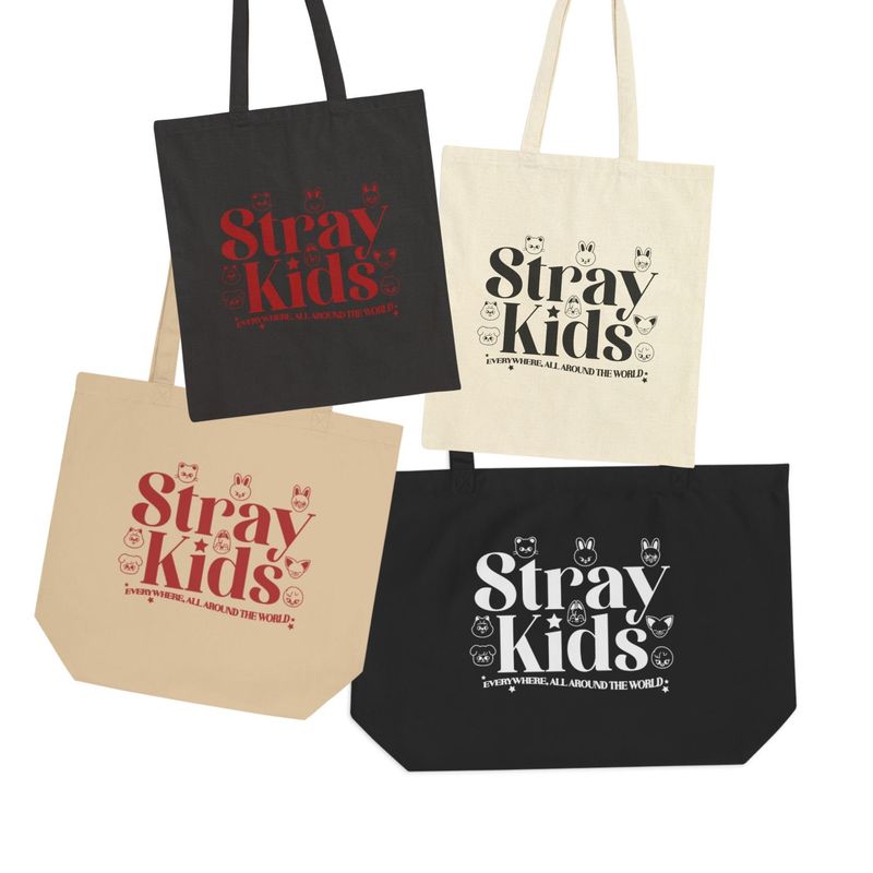 Stray Kids Everywhere Custom K-Pop Tote Bag