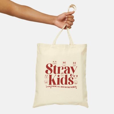 Stray Kids Everywhere Custom K-Pop Tote Bag