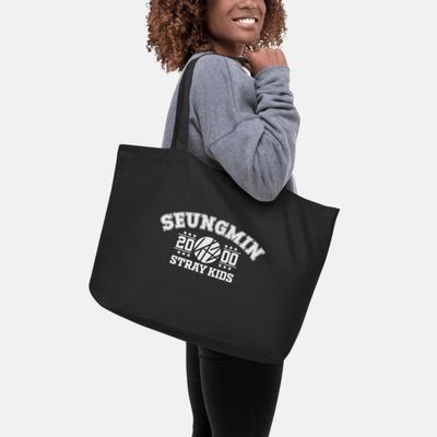 SKZ Baseball Members Name Custom K-Pop Tote Bag