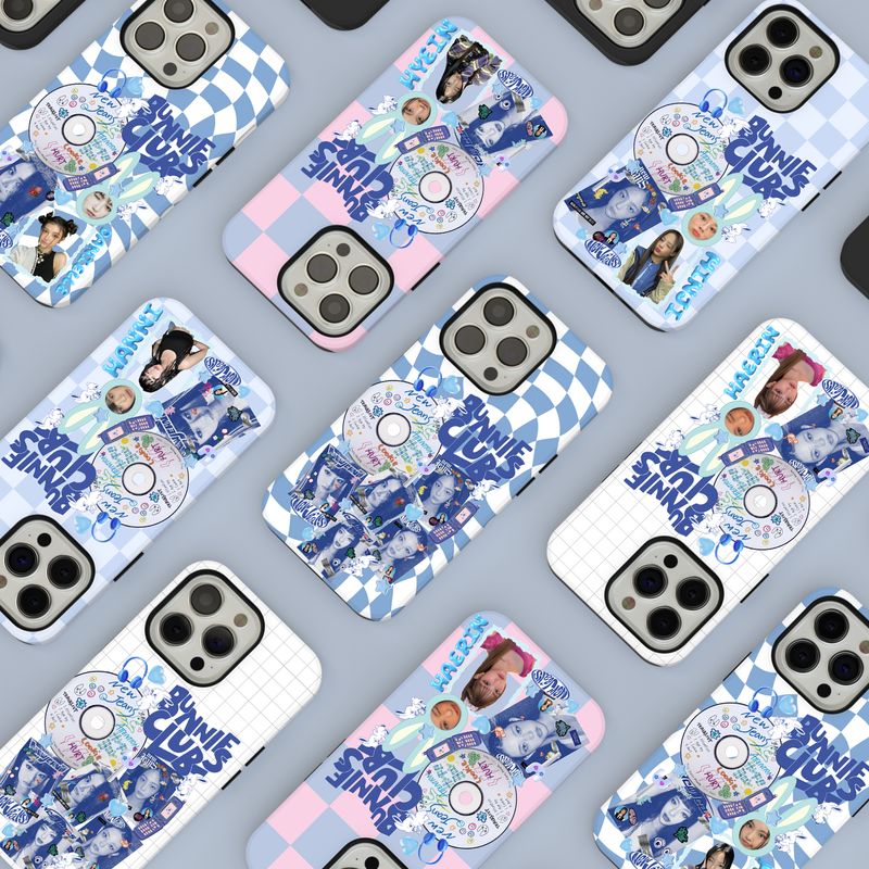 New Jeans NWJNS Bunnies Club in Tough or Snap Phone Case