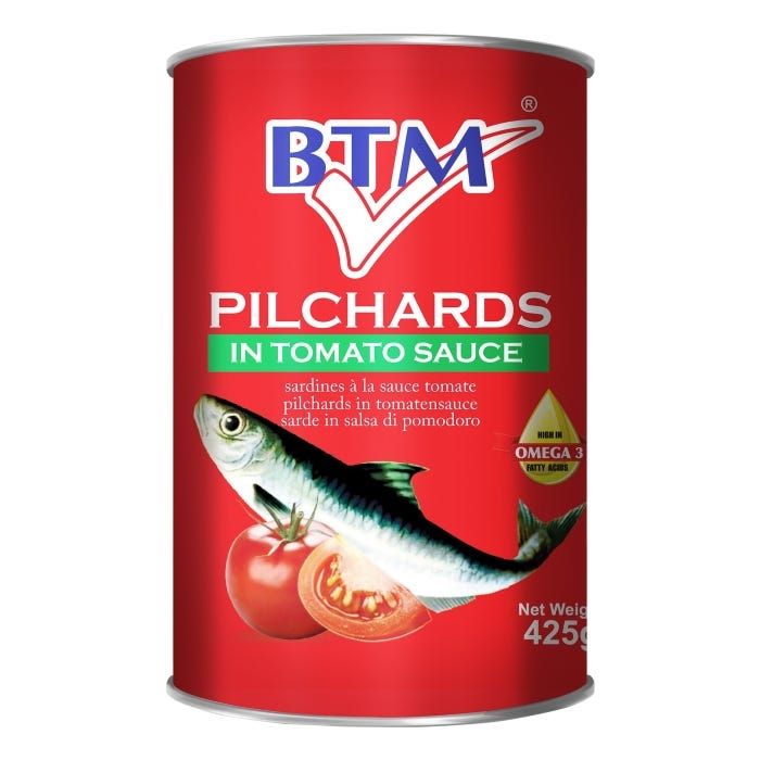 BTM Pilchards in Tomato Sauce 3x425g