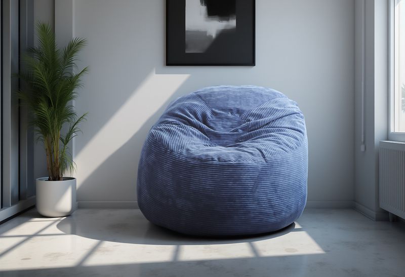Blue Bean Bag