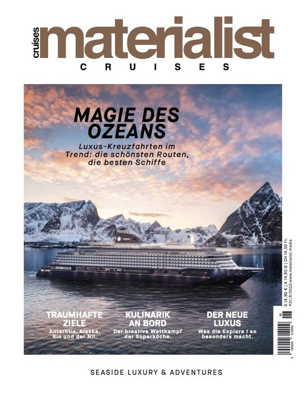 Materialist CRUISES - Seaside Luxury & Adventures / Covervariante Explora I. Inkl. MwSt. und Versandkosten Inland.