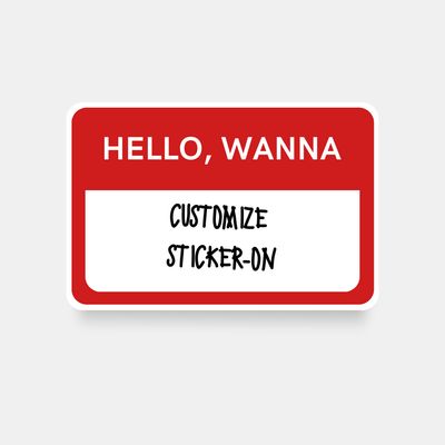 Customize Sticker-On