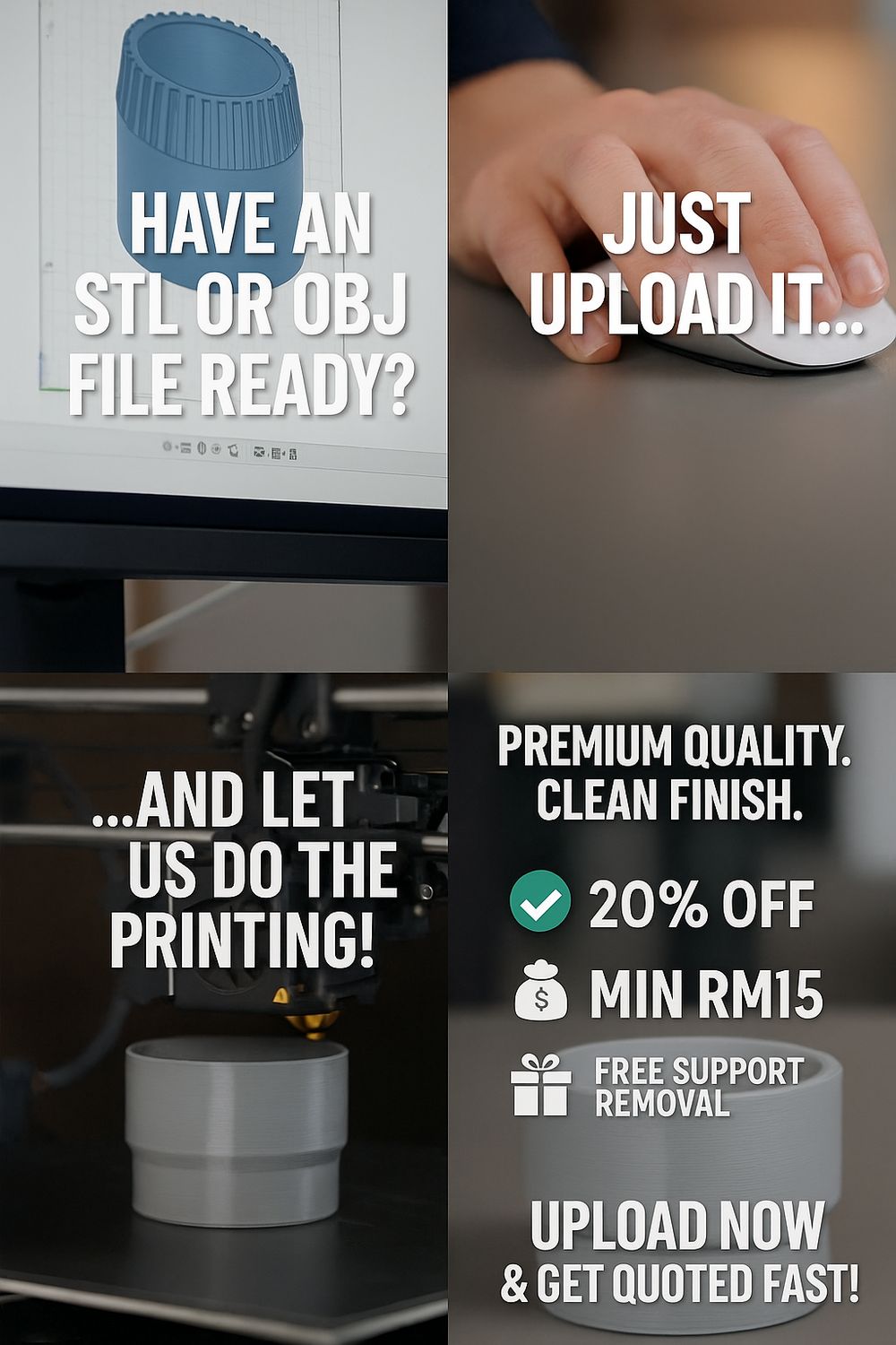 3D Printing SLA &amp; FDM Quotation