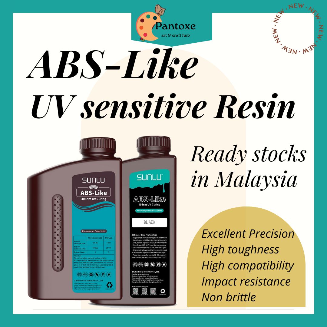 SUNLU 1KG ABS-Like ABS Like | 3D Printer Resin detail curing Strong 405nm Photopolymer Resin for LCD/DLP/SLA