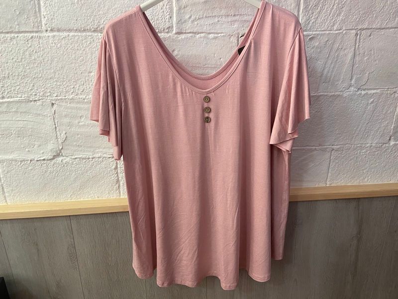 Camiseta lisa 3 botones