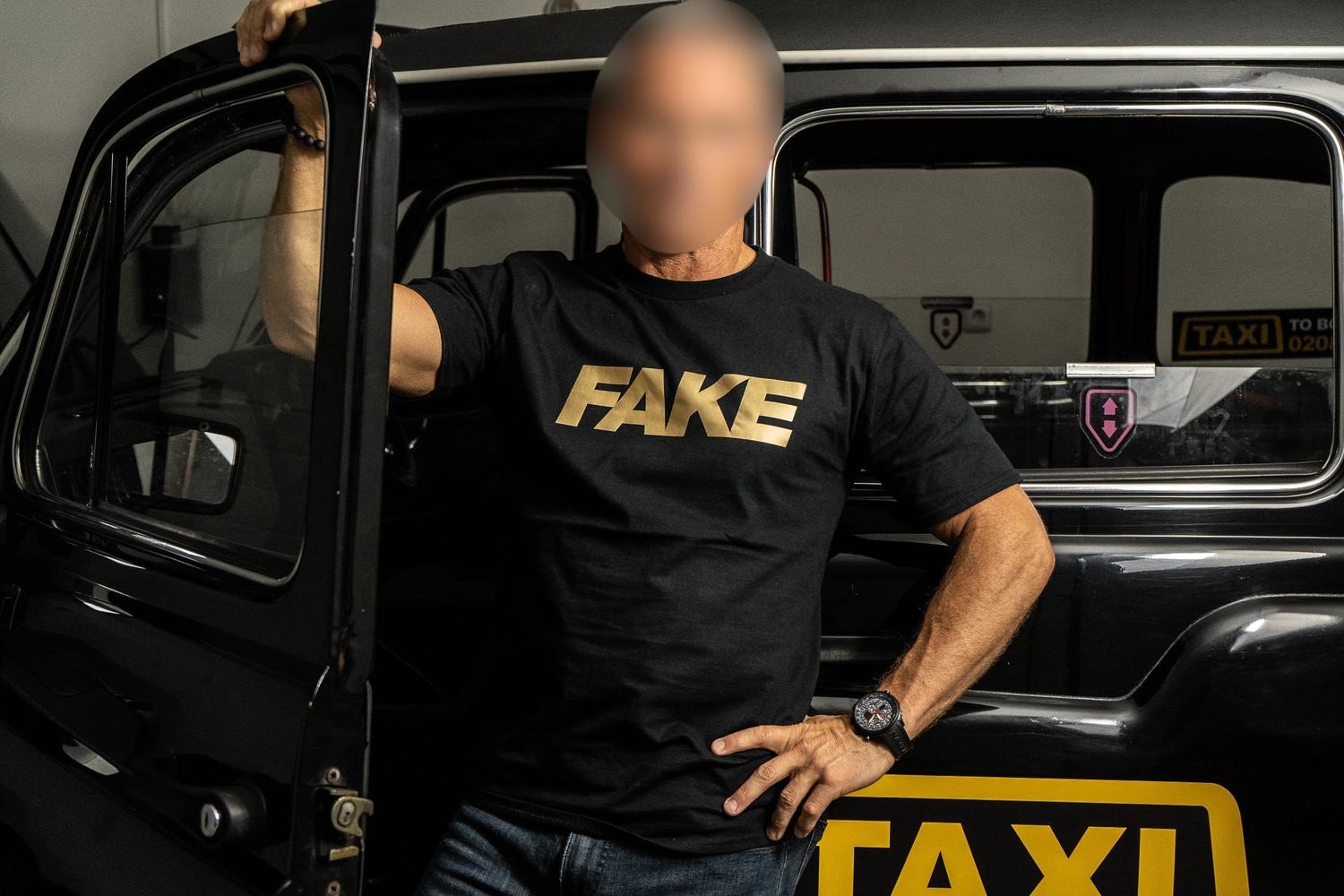 Limited Edition FAKE Black and Gold T-Shirt