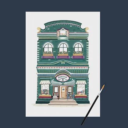 A5 Bookshop Print