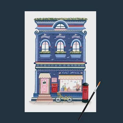 A5 Post Office Print