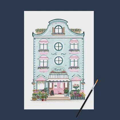A5 Florist Print