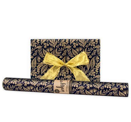 Botanical Indigo Wrapping Paper