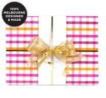 Plum Plaid Wrapping Paper