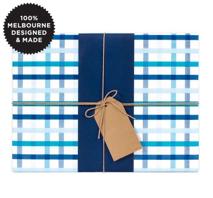 Dad Plaid Wrapping Paper