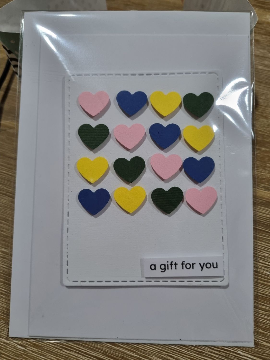 Mini Heart Card - Full Size