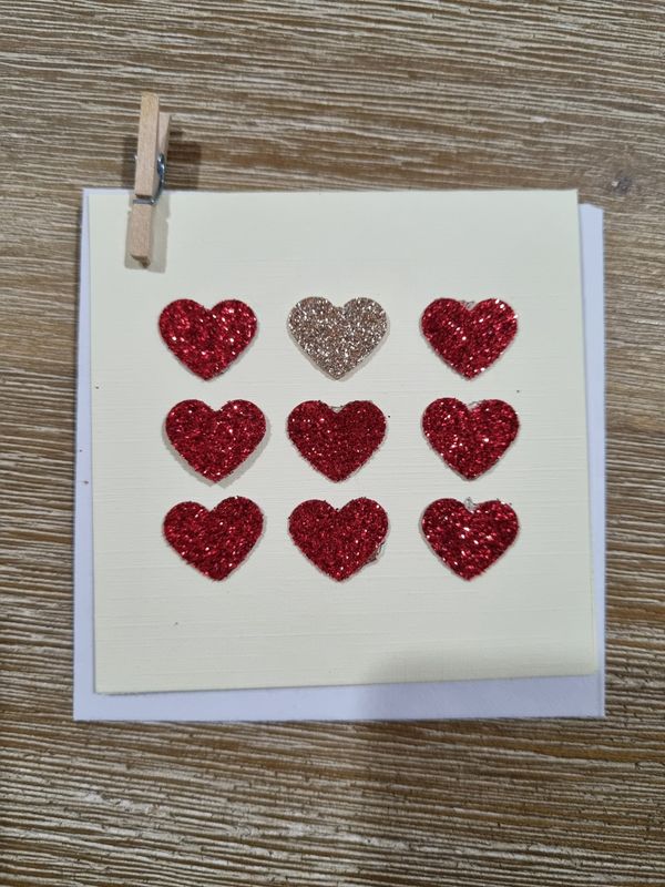 Mini Heart Cards (8x8)