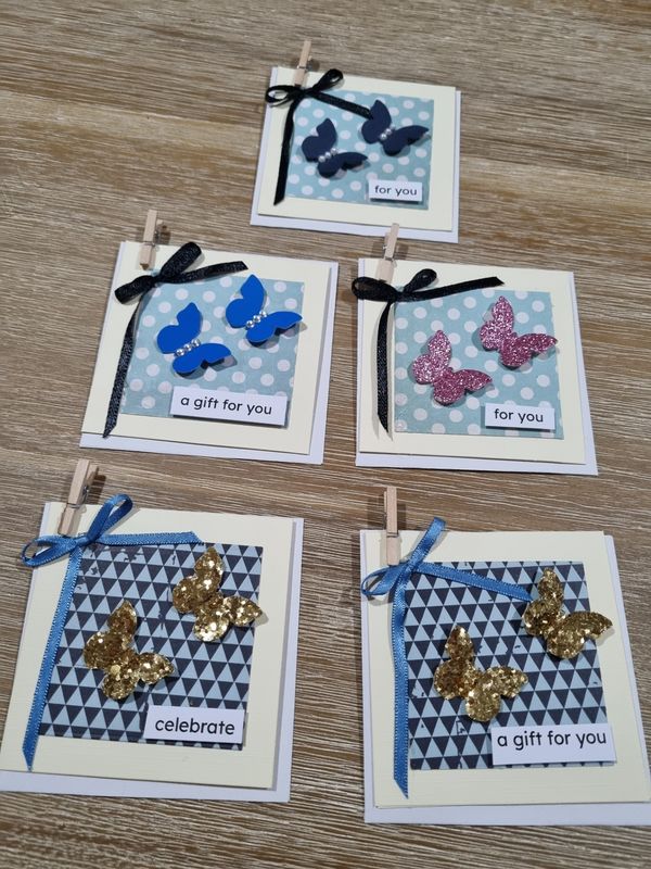 Mini Butterfly Cards (8x8)