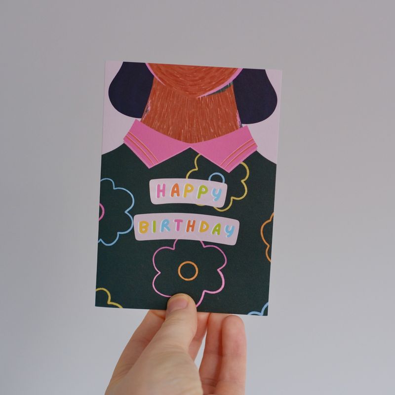 P&amp;P Happy Birthday Card