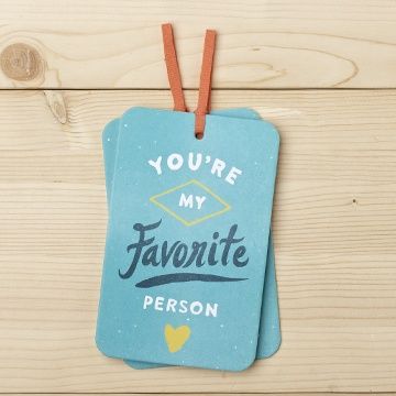 OW-You&#39;re my favourite (Gift Tag)